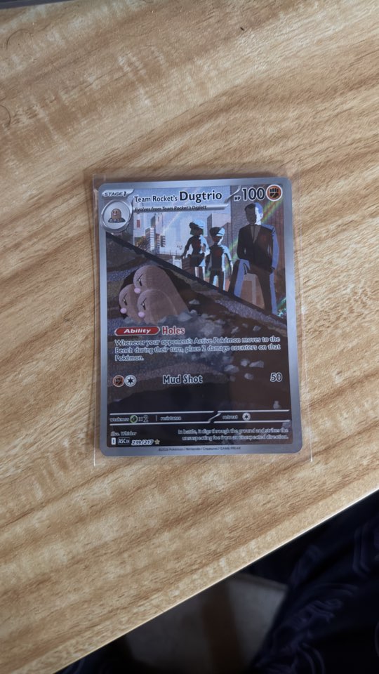 Pokémon TCG Team Rocket's Dugtrio 239/217