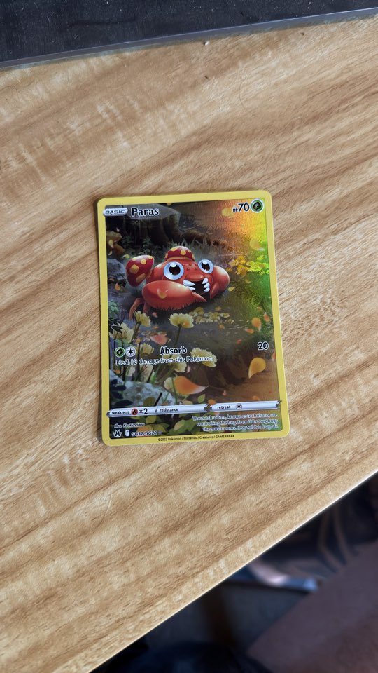 Pokémon Karta Paras GG32/GG70 Galarian Gallery Full Art