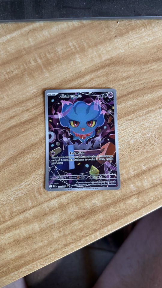 Pokémon TCG karta Misdreavus 233/217 Illustration Rare