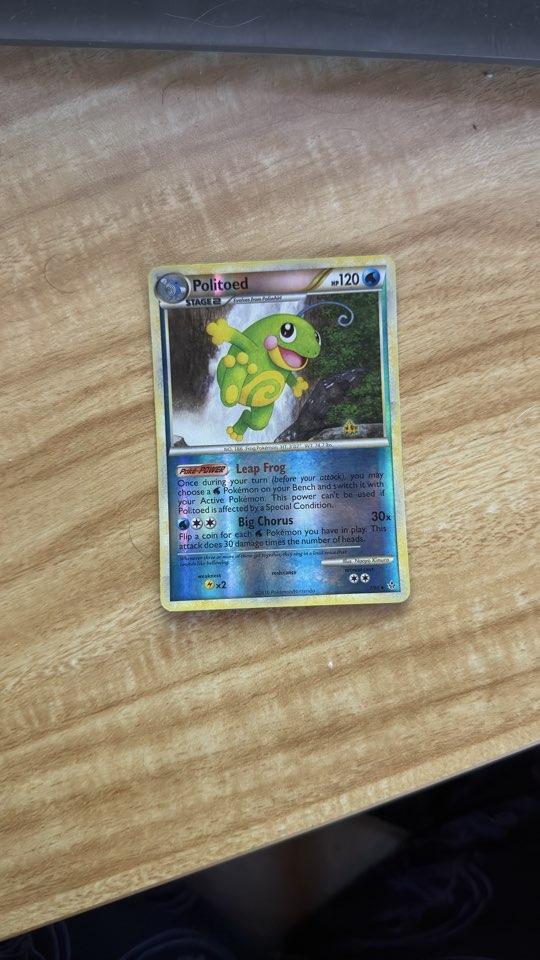 Pokémon Karta Politoed Reverse Holo 7/95 - HGSS Unleashed