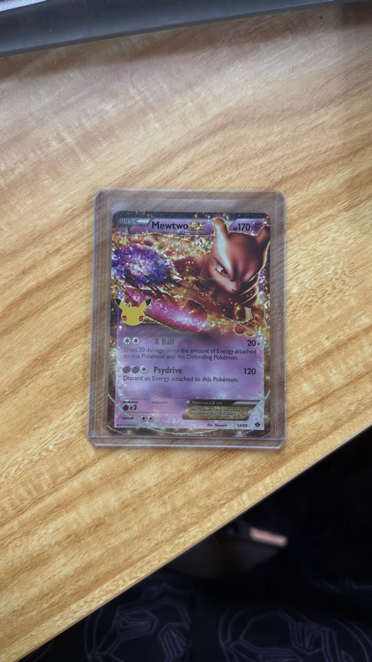 Pokémon TCG Karta Mewtwo EX Celebrations 54/99