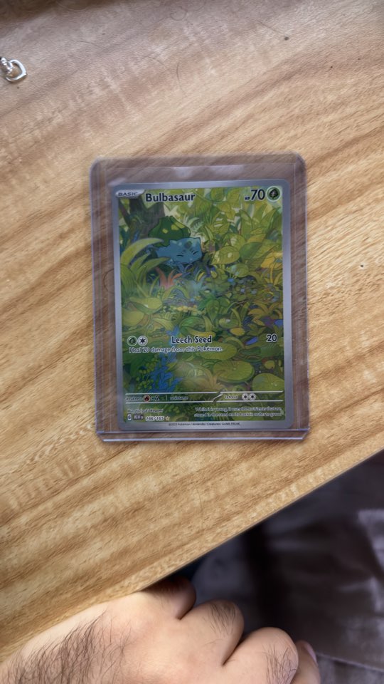 Pokémon Karta Bulbasaur 166/165 SIR S&V 151