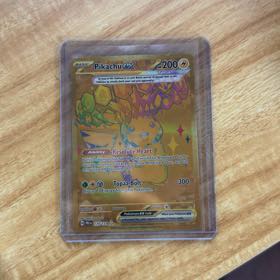 Pokémon Karta Pikachu ex 179/131 Tera Zlatá Full Art Vzácná
