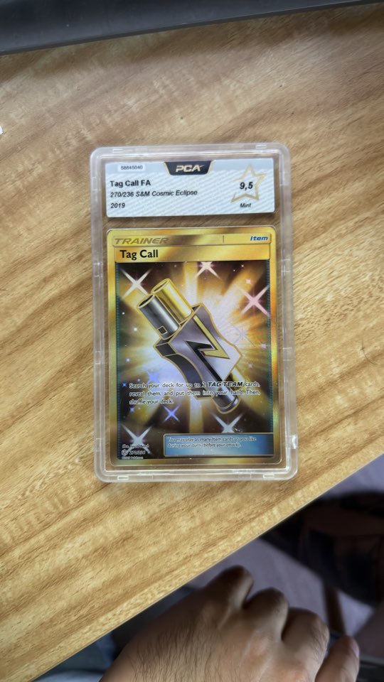 Pokémon TCG: Tag Call FA PCA 9.5 Mint - Cosmic Eclipse 270/236