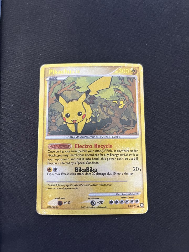 Pikachu Lv.15 94/123 – HeartGold & SoulSilver